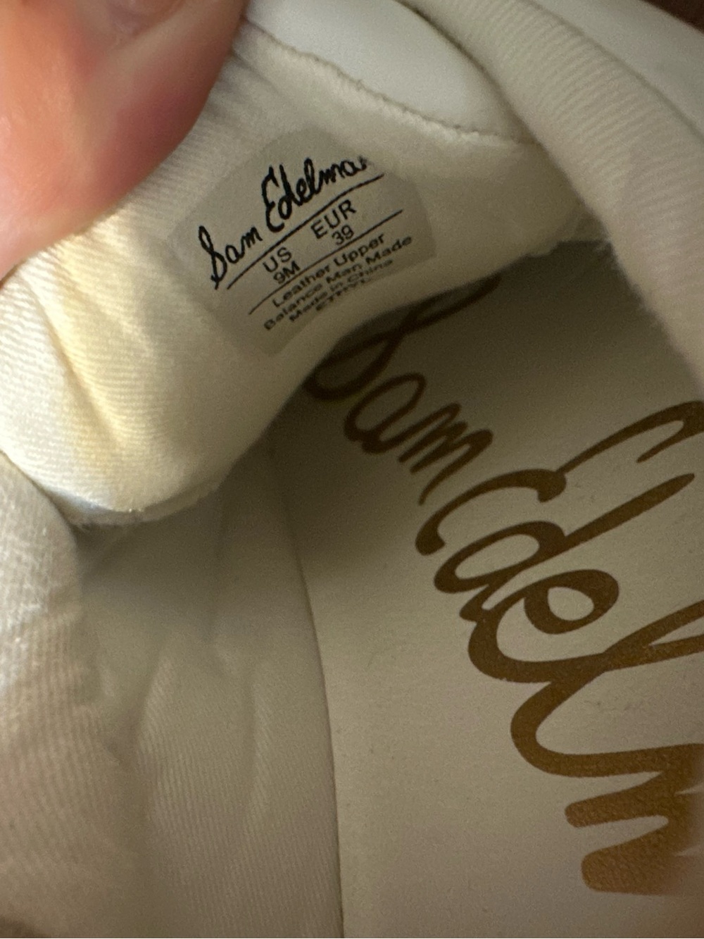 Sam Edelman Ethyl White Sneakers - Picture 6 of 7